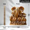 Etiquetado transfronterizo en nombre de la estatua de animal de madera impresión plana 2D decoración de escritorio para el hogar regalos