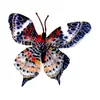 Cabeza de Flor de Mariposa de Goma Suave de Plástico, Decoración del Hogar con Flores Artificiales, Arreglo de Boda, Adornos al por Mayor, Decoración de Mesa para Exteriores