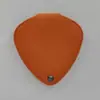 Bolsa de Armazenamento de Palhetas de Guitarra em Formato de Coração Transfronteiriça com Botão de Pressão, Caixa de Palhetas de Couro PU, Suporte Universal de Palhetas para Guitarras Acústicas e Elétricas