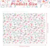 Papel de Copia para Mahjong Acuarela Wx329 17g Caramelo de Regalo Papel de Envoltura a Prueba de Humedad Decoración de Mariposa y Flor Papel de Pera