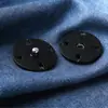 Botones de Presión Redondos Metálicos de Alta Gama para Abrigos de Cachemira, Botones de Presión Invisibles, Broches de Dos Piezas Cosidos a Mano, Venta al por Mayor