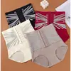 Pantaletas Moldeadoras de Cintura Alta Levanta Glúteos Antibacterianas Transpirables Sin Costuras Control de Barriga Postparto para Mujer