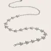 Nueva Cadena de Cintura Estrella Metal Accesorio Cinturón Ins con Falda Vestido Cadena de Cintura Decorativa Delgada Cinturón de Moda