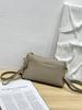Bolsa para celular em couro bovino legítimo, bolsa transversal pequena, bolsa multifuncional de ombro único, designer de nicho, novas explosões populares de 2024
