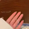 Collar de Gota de Agua con Diamantes Brillantes Xiaohongshu Día de San Valentín Nuevo Estilo de Nicho Cadena para Clavícula Accesorio Simple y Elegante