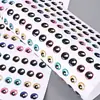 Pegatinas de cristal epoxi personalizadas DIY etiquetas adhesivas transparentes de epoxi pegatinas 3D lindas de dibujos animados personalizadas