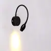 Lámpara de pared moderna para mesita de noche estilo europeo foco de manguera LED foco para pared de fondo mostrador iluminación de lectura iluminación de codo