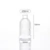 Botella de Aroma Columna Romana de 100ml Rayas Verticales Vidrio Transparente Botella de Aroma Ratán de Mimbre Adornos para el Hogar Botella de Aroma
