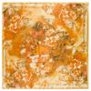 Pañuelo de seda Maitong estampado digital de flores para mujer, pañuelo cuadrado pequeño de seda de imitación 60cm * 60cm