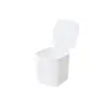 Mini Lixeira de Mesa para Casa com Tampa para Sala de Estar Mesa de Centro Lixeira Pequena para Escritório Lixeira com Tampa Flip