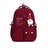 Mochilas escolares para meninas do ensino fundamental II e médio, frescas e estilosas, estilo japonês, de grande capacidade, mochilas color block, atacado