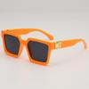 Nuevas Gafas de Sol de Moda de Color Dopamina de Montura Completa Cuadradas para Mujer, de Alta Gama, que Muestran un Rostro Pequeño y Protegen del Sol