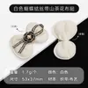 Nueva Flor de Tela para Zapato con Pequeño Lazo de Espiga Estilo Chanel y Accesorio Floral para el Cabello, Decoración DIY para Zapatos, Hebilla para Zapatos