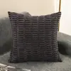 Cojín Decorativo Estilo Ins de Shengdu, Cojín de Cama, Doble Cara de Pana, Soporte Lumbar para Oficina, Funda de Cojín para Sofá de Color Sólido, Cojín