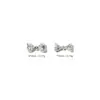 Mini Lazo de Diamantes Completos Zirconia Accesorios para Uñas Lazo con Forma de Corazón Diamante Brillante Decoración de Uñas Estilo Francés Venta al Por Mayor