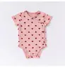 Ropa de Bebé de Algodón Puro Clase A Verano 2026, Mameluco Unisex para Bebé que Protege la Barriga, Pelele para Bebé con Apertura Lateral
