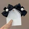 Presilha de Cabelo Laço Estilo Princesa de Celebridade da Internet, Novo Modelo 2026, Grampo Doce para Franja e Acessório de Cabelo Lateral