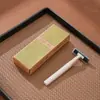 Fábrica de suprimentos pagos navalha atacado hotel quarto de hóspedes descartáveis suprimentos conjunto de navalha