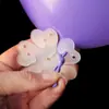 Novo balão flor de ameixa clipe acessórios decorativos modelagem seis em um balão clipe balão fivela flor acessórios atacado