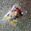 Suministro transfronterizo paquete pequeño hebilla de resorte colorida doble agujero hebilla de cordón de hongo cuerda elástica hebilla antideslizante hebilla de nariz de cerdo en stock