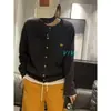 Cárdigan de Punto Suave de Cachemira con Diseño Jacquard de Dibujos Animados Little Pony, Cuello Redondo, Hebilla Metálica, Suéter Casual, Chaqueta Corta