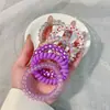 Ligas de Teléfono de Colores Como Gomas para el Cabello para Mujeres 2026 Nuevas Cuerdas para el Cabello de Alta Elasticidad Accesorios para el Cabello Dopamina