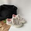 Primavera 2025, nuevo estilo coreano, zapatillas de deporte casuales a la moda para estudiantes, zapatillas ligeras de suela gruesa, zapatos blancos