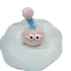 Bonito engraçado de pelúcia de lã frita feio boneca antena cerdas gancho de cabelo feminino torcido vara hairpin cocar presente presente