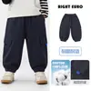 Pantalones largos casuales de algodón puro para niños YOOOU, estilo primavera y otoño, nuevo modelo 2026, ropa para niños mayores, pantalones de otoño para bebé
