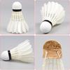 Venta Directa de Fábrica de Bádminton 3 Piezas, 6 Piezas, 12 Piezas, Bádminton Duradero de Pluma de Ganso para Entrenamiento de Entretenimiento Bádminton Interior y Exterior