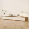 Móvel de TV minimalista nórdico para sala de estar em casa, conjunto de mesas de centro, móvel de TV moderno de piso em madeira maciça na cor nogueira