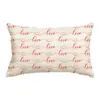 Fundas de Almohada Personalizadas para el Día de San Valentín Transfronterizas, Decoración de Atmósfera Festiva, Fundas de Cojín para Sofá del Hogar, Fundas de Cojín en Forma de Corazón para Dormitorio