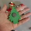 Novos adesivos de Natal para geladeira Alce Papai Noel Boneco de Neve pedra magnética quadro negro adesivos magnéticos decoração de quadro de avisos