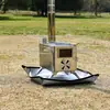 Alfombrilla Ignífuga de Silicona para Barbacoa al Aire Libre, Tela Ignífuga para Fuego, Alfombrilla para Suelo de Estufa de Fuego Doméstica, Alfombrilla Ignífuga de Silicona Doble Cara