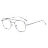 Gafas de sol metálicas decorativas Jamie 3545 con montura cuadrada personalizada y doble puente Se pueden equipar con lentes graduados anti luz azul