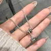 Collar con Colgante de Estrella de Circonita Brillante para Mujer, Cadena de Clavícula de Lujo de Gama Alta de Nicho, Accesorio Versátil y Elegante al por Mayor