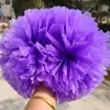Pompons de Flor para Líderes de Torcida, Cabos de Pompons para Cheerleading, Pompons Coloridos, Pompons de Mão para Cheerleading, Flores de Mão para Eventos Esportivos