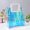 Bolso de hombro de PVC transparente con diseño de tirador láser de fantasía, colorido y con logotipo personalizado para fotografía callejera.
