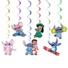 Decoración para Fiesta de Cumpleaños de Pink Stitch Suministros Vajilla Desechable Juego Vasos de Papel Platos de Papel Guirnalda Bolsas de Regalo