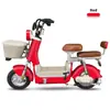 Atacado Transfronteiriço Carrinho Elétrico Pequeno Mary Duas Pessoas Transporte com Assistência Elétrica Bateria 48V Bicicleta Elétrica de Duas Rodas