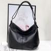 Bolsa Tote de Couro Genuíno de Luxo para Mulheres, Bolsa de Couro de Vaca de Primeira Camada, Bolsa para Mamãe, Bolsa de Ombro, Bolsa Transversal, Bolsa Versátil para Mulheres