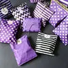 Bolsa de Papel con Lunares Morados Bolsa de Empaque Bolsa de Regalo Bolsa de Almacenamiento Decoración para Bodas y Fiestas Material para Tarjetas Empaque