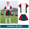 Uniformes Escolares de Verão para Alunos do Ensino Fundamental, Meninos e Meninas, Trajes Esportivos, Uniformes de Jardim de Infância Estilo Britânico, Uniformes de Turma, Uniformes de Performance para Compras em Grupo