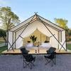 Tendas de Hotel para Acampamento de Camada Dupla 4*6m, Espessadas, Resistentes ao Vento, à Prova de Chuva, Adequadas para Pontos Turísticos, Férias, Refeições, Pousadas e Glamping
