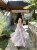 Vestido de Suspensório Simples e Doce Estilo Resort Ls Guangzhou Shisanxing 2026 Novo Vestido de Verão 23106 #
