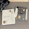 Capa Rosa de Bolinhas do Rilakkuma em Formato Y com 70% de Desconto, adequada para iPad 11, Air 7/6, novo iPad 10 com Suporte para Caneta