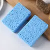 Esponja de algodón para limpiar cuencos de cocina, pala de madera, esponja para lavar cuencos, sartén, toalla para lavar platos, esponja de pulpa de madera para limpieza