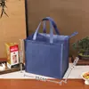Festival do Meio Outono Presentear Sacola Não Tecida Espessa Sacola Tote Grande Ecológica Sacola de Presente Sacola com Zíper para Bebidas Personalização