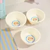 Cubo de Agua Grande de Plástico Lindo Estilo Dibujos Animados para Uso Doméstico, Resistente y Duradero, Misma Serie que Lavabo y Cubo de Basura