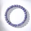 Estilo Mismo que Xiaohongshu Pulsera de Jade Blanco de Hainan y Bodhi Morado de Círculo Único para Mujer Diseño de Lujo Ligero Pulsera de Cuentas Budistas